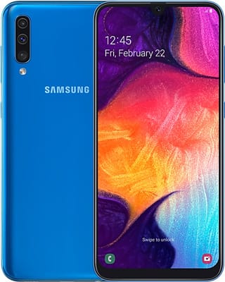 samsung galaxy A50 синий
